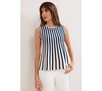 Phase Eight Women's Betsy Stripe Peplum Top in Dark Navy | Size: Small