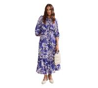 Phase Eight Coralie Print Shirt Midaxi Dress In Blue Blue 14