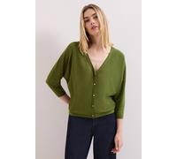 Phase Eight Women's Cristine V-Neck Button-Up Cardigan in Olive | Size: Large Phase Eight Olive L