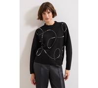 Phase Eight Women's Dasha Sweater in Black | Size: XS