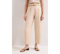 Phase Eight Women's Elena Linen Trouser in Light Beige | Size: 14 Phase Eight Light Beige 14