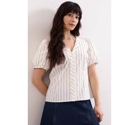 Phase Eight Women's Elora V-Neck Blouse in White | Size: 12