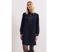 Phase Eight Women's Gabi Zip Collar Denim Mini Dress in Dark Navy | Size: 10 Phase Eight Dark Navy 10