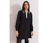 Phase Eight Women's Gina Collar Swing Dress in Black | Size: 6 Phase Eight Black 6