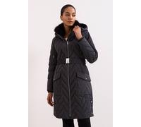 Phase Eight Women's Hollie Midi Puffer in Dark Grey | Size: 8 Phase Eight Dark Grey 8