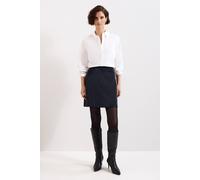 Phase Eight Women's Iona PU Mini Skirt in Dark Navy | Size: 10 Phase Eight Dark Navy 10