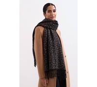 Phase Eight Women's Irregular Spot Scarf in Black Phase Eight Black One Size