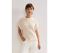 Phase Eight Women's Janet Relaxed Textured Tank Top in Ecru | Size: Large Phase Eight Ecru L