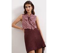 Phase Eight Women's Junie Geo Top in Chocolate | Size: 10