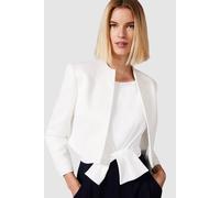 Phase Eight Women's Karlee Cropped Occasion Jacket in White | Size: 16