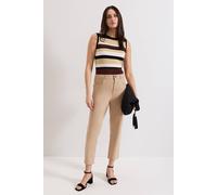Phase Eight Women's Lindsey Cropped Straight Leg Jean in Light Tan | Size: 8 Phase Eight Light Tan 8