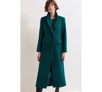 Phase Eight Women's Lydia Long Wool Coat in Turquoise | Size: 10 Phase Eight Turquoise 10