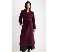 Phase Eight Women's Nicoletta Midi Coat in Wine | Size: 8