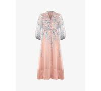 Phase Eight Womens Phase Eight Alison Floral-Print Woven Midi Dress Pale Pink 8