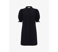 Phase Eight Womens Phase Eight Candice Scallop-Trim Woven Mini Dress Navy 8