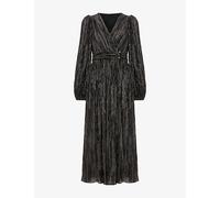 Phase Eight Women's Emre Stripe Dress in Charcoal | Size: 12 Phase Eight Charcoal 12