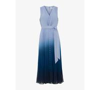 Phase Eight Womens Phase Eight Mira Petite Ombré-Print Woven Midi Dress Blue 12