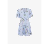 Phase Eight Womens Phase Eight Velma Floral-Print Cotton Mini Dress Blue 14