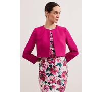 Phase Eight Women's Phoebe Cropped Tailored Jacket in Fuchsia | Size: 12