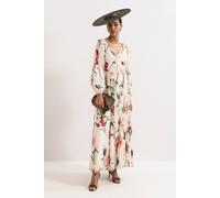 Phase Eight Women's Reanna Floral Maxi in Warm White | Size: 16 Phase Eight Warm White 16