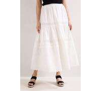 Phase Eight Women's Rosa Tiered Skirt in White | Size: 16 Phase Eight White 16