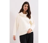 Phase Eight Women's Rosalie Cowl-Neck Knit Jumper in Off White | Size: XL