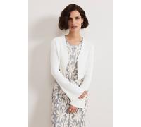 Phase Eight Women's Yasmin Cropped Cardigan Sweater in White | Size: 14