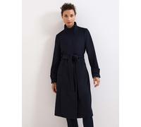 Phase Eight Wool Blend Belted Wrap Coat Navy