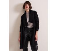 Phase Eight Wool Blend Shawl Collar Coatigan Black