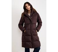 Phase Eight Women's Yasmine Puffer Coat in Dark Brown | Size: 8