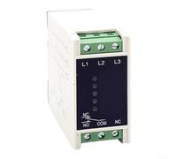 Phase Failure Relay TVRD-380V, 3 Phase -Sequence Protector Voltage Monitor, Motor Protection Relay English Version for Industrial(TVRD-380V)