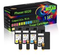 Phaser 6020 Compatible for Xerox Toner Cartridge with Chip Phaser 6020 Phaser 6022 WorkCentre 6025 WorkCentre Printers (4-Pack BK/C/M/Y)