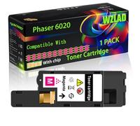 Phaser 6020 Compatible for Xerox Toner Cartridge with Chip Phaser 6020 Phaser 6022 WorkCentre 6025 WorkCentre Printers (1 Pack Magenta)