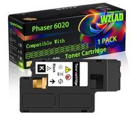 Phaser 6020 Compatible for Xerox Toner Cartridge with Chip Phaser 6020 Phaser 6022 WorkCentre 6025 WorkCentre Printers (1 Pack Black)