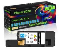 Phaser 6020 Compatible for Xerox Toner Cartridge with Chip Phaser 6020 Phaser 6022 WorkCentre 6025 WorkCentre Printers (1 Pack Cyan)