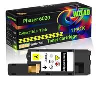 Phaser 6020 Compatible for Xerox Toner Cartridge with Chip Phaser 6020 Phaser 6022 WorkCentre 6025 WorkCentre Printers (1 Pack Yellow)