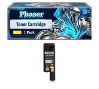 Phaser 6022 Toner Cartridge Compatible for Xerox Phaser 6020 6022 WorkCentre 6025 6027 Printers, With Chip Large Capacity 2000 Pages (1 Pack Yellow)