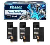 Phaser 6022 Toner Cartridge Compatible for Xerox Phaser 6020 6022 WorkCentre 6025 6027 Printers, With Chip Large Capacity 2000 Pages (3 Pack Black)