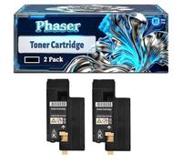 Phaser 6022 Toner Cartridge Compatible for Xerox Phaser 6020 6022 WorkCentre 6025 6027 Printers, With Chip Large Capacity 2000 Pages (2 Pack Black)