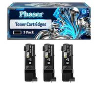Phaser 6128 Toner Cartridges Compatible for Xerox Phaser 6128 Phaser 6128MFP Printers, With Chip Large Capacity 3500 Pages (3 Pack Black)