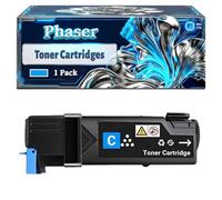 Phaser 6128 Toner Cartridges Compatible for Xerox Phaser 6128 Phaser 6128MFP Printers, With Chip Large Capacity 3500 Pages (1 Pack Cyan)