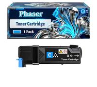 Phaser 6140 Toner Cartridge Compatible for Xerox Phaser 6140 6140DN 6140N Printers, With Chip Large Capacity 2600 Pages (1 Pack Cyan)