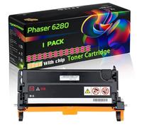 Phaser 6280 Compatible for Xerox Toner Cartridge with Chip Phaser 6280 Phaser 6280V/DN Phaser Printers (1 Pack Magenta)