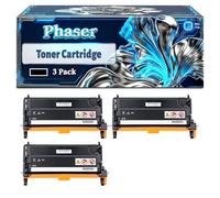 Phaser 6280 Toner Cartridge Compatible for Xerox Phaser 6280 Phaser 6280V/DN Phaser 6280V/N Printers, With Chip Large Capacity 7000 Pages (3 Pack Black)