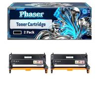 Phaser 6280 Toner Cartridge Compatible for Xerox Phaser 6280 Phaser 6280V/DN Phaser 6280V/N Printers, With Chip Large Capacity 7000 Pages (2 Pack Black)