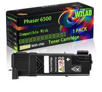 Phaser 6500 Compatible for Xerox Toner Cartridge with Chip Phaser 6500 Phaser 6500DN Phaser 6500N WorkCentre 6505 WorkCentre Printers (1 Pack Black)