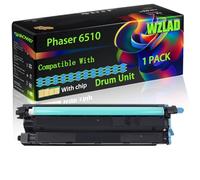 Phaser 6510 Compatible for Xerox Drum Unit with Chip WorkCentre 6515 6515DN 6515DNI 6515DNW 6515N Printers (1 Pack Cyan)