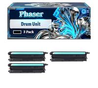 Phaser 6510 Drum Unit Compatible for Xerox Phaser 6510 6510DN 6510DNI 6510N Printers, With Chip Large Capacity 50000 Pages (3 Pack Black)