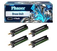 Phaser 6510 Drum Unit Compatible for Xerox Phaser 6510 6510DN 6510DNI 6510N WorkCentre 6515 6515DN 6515DNI 6515DNW 6515N 6515NW Printers, With Chip Large Capacity 48000 Pages (4 Pack Black)