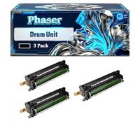 Phaser 6510 Drum Unit Compatible for Xerox Phaser 6510 6510DN 6510DNI 6510N WorkCentre 6515 6515DN 6515DNI 6515DNW 6515N 6515NW Printers, With Chip Large Capacity 48000 Pages (3 Pack Black)